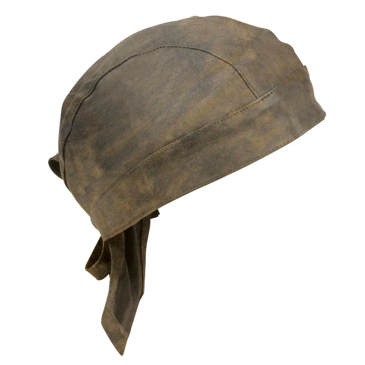 Reusable Milwaukee Leather MP7990 Unisex Distressed Brown Motorcycle Leather Cap Selected