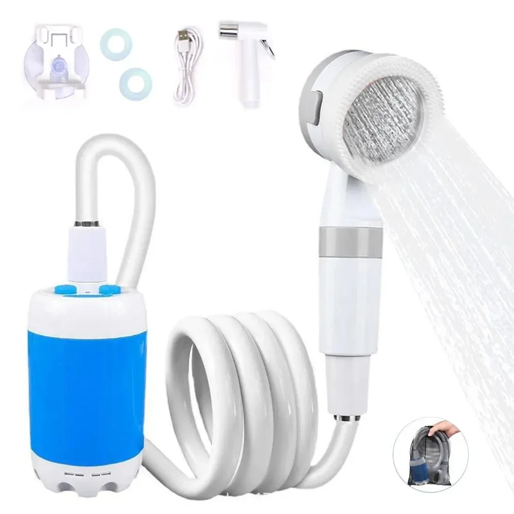 Trusted Portable Camping Shower Kit – 5000mAh Rechargeable Waterproof Battery Shower Pump for Family Camping Hiking Backpacking Travel Beach Features Specification Package Includes Note Advanced