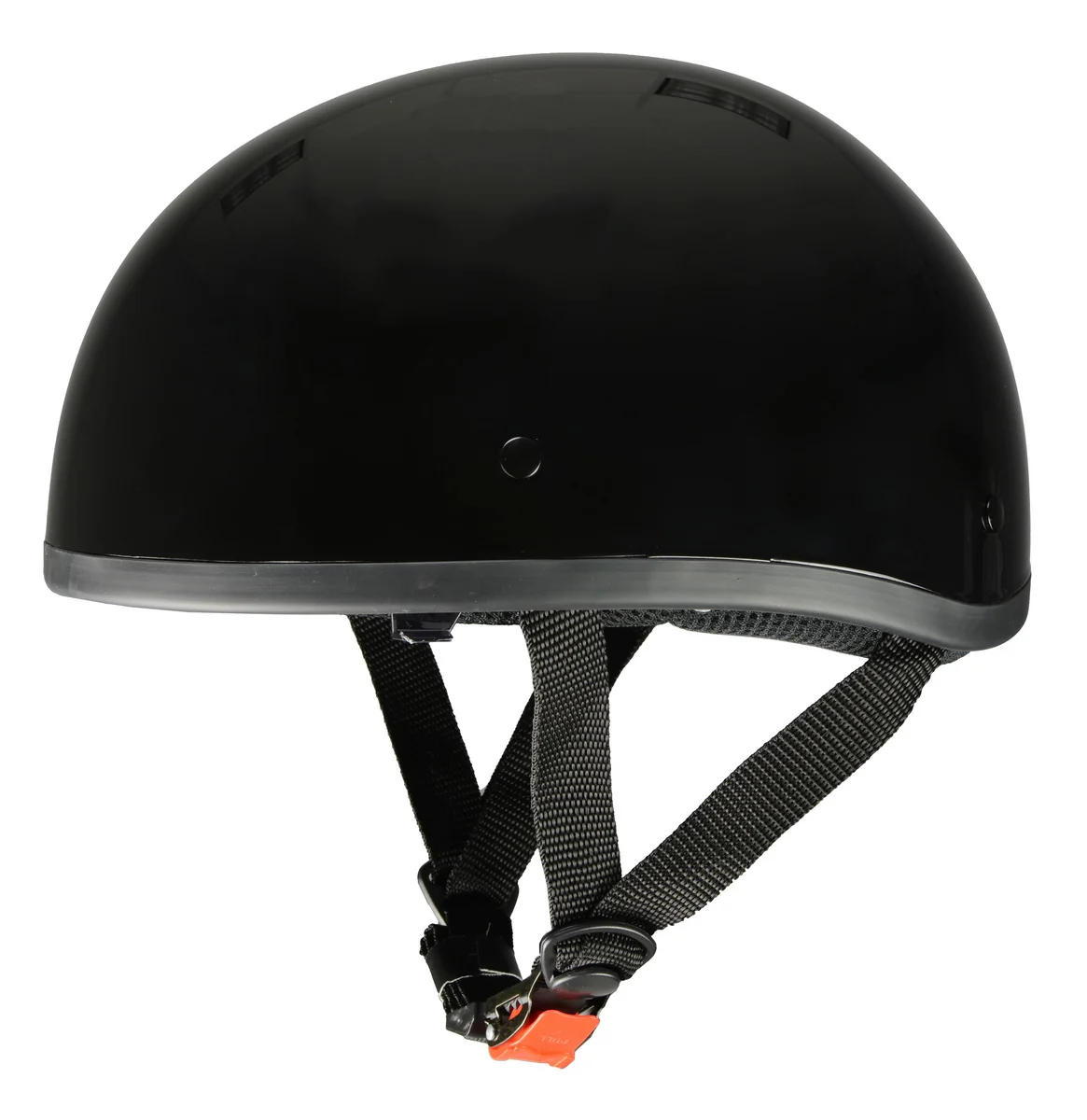Durable Milwaukee Performance Helmets MPH9851N Novelty Classic Glossy Black Half Helmet w Drop Down Visor Comfortable