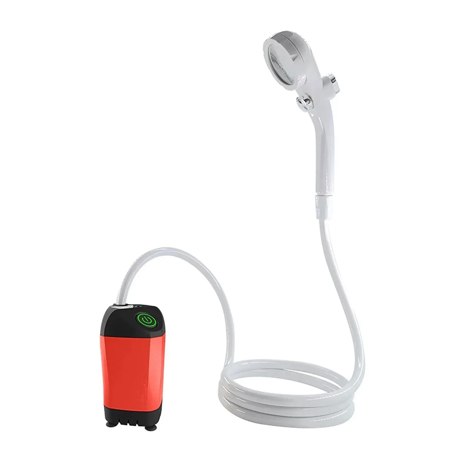 Expertly Made Portable Electric Camping Shower Pump – IPX7 Waterproof with Temperature Display for Hiking Backpacking Travel Beach Pet Bathing High-Grade