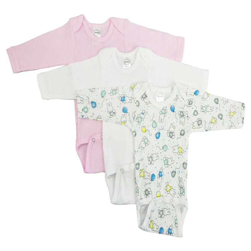 Sustainable Girls Printed Onesie Pack Stylish