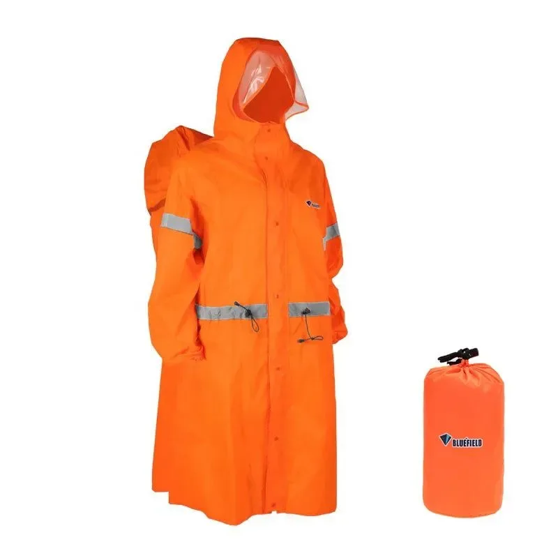 Environmentally Friendly Unisex Reflective Outdoor Climbing Backpack Rain Poncho – Waterproof and Windproof Expertly Made