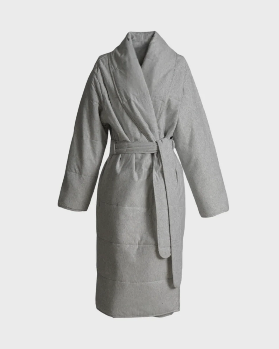 Reliable Foxford Grey Padded Robe Dependable