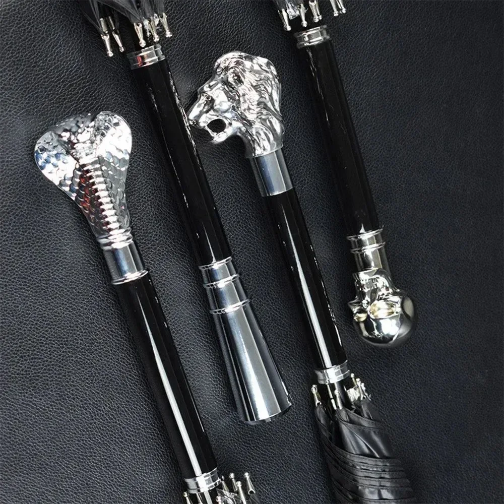 Expertly Made Luxury High Density Zodiac Design Umbrella – Long Handle Manual Open Black Rubber Grip 11 Styles Unique