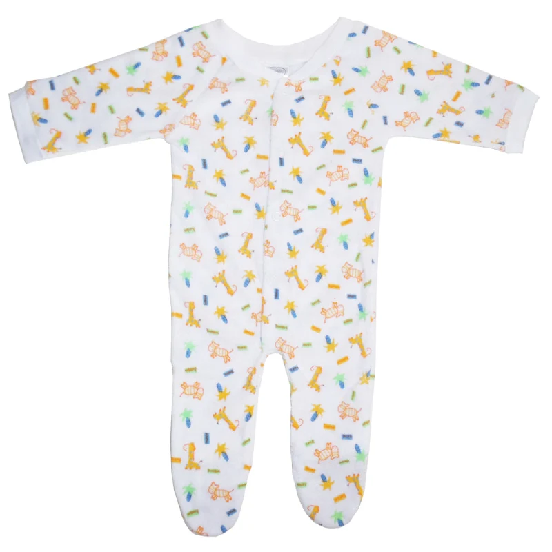 Innovative Soft Cotton One-Piece with Animal Print Quality