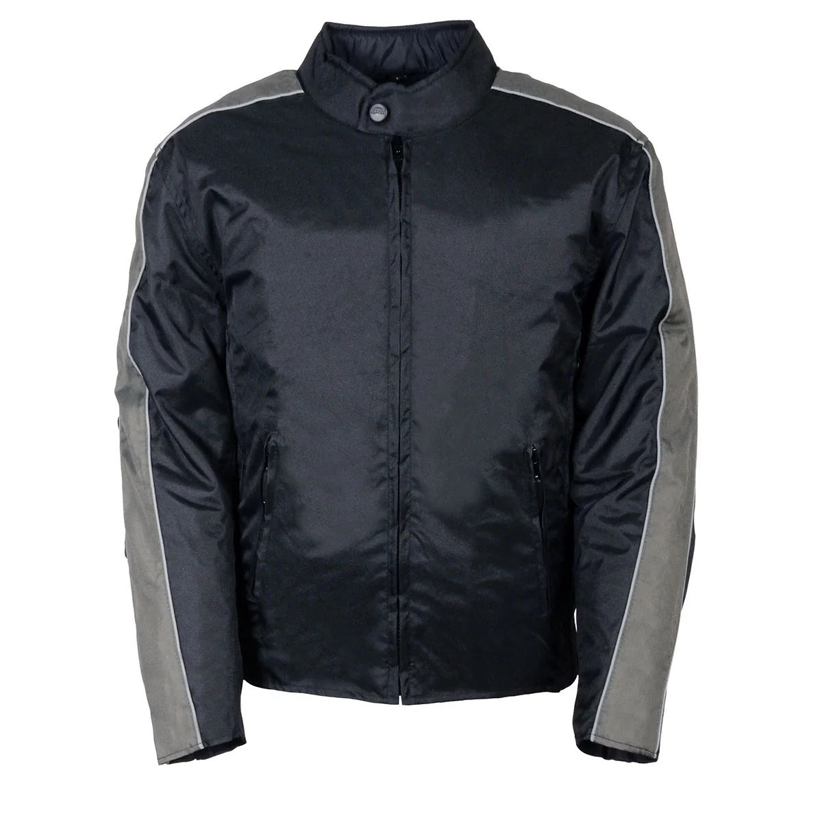 Safe NexGen SH0030 Men’s ‘Racer’ Black and Grey Textile Motorcycle Jacket Genuine
