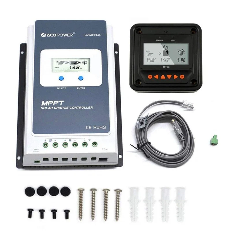 Professional ACOPower HY-MPPT40 Solar Charge Controller Luxury