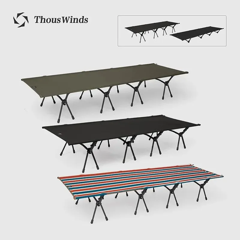 Premium Thous Winds Portable Camping Cot – Lightweight Foldable Bed for Outdoor Camping Hiking and Travel Convenient