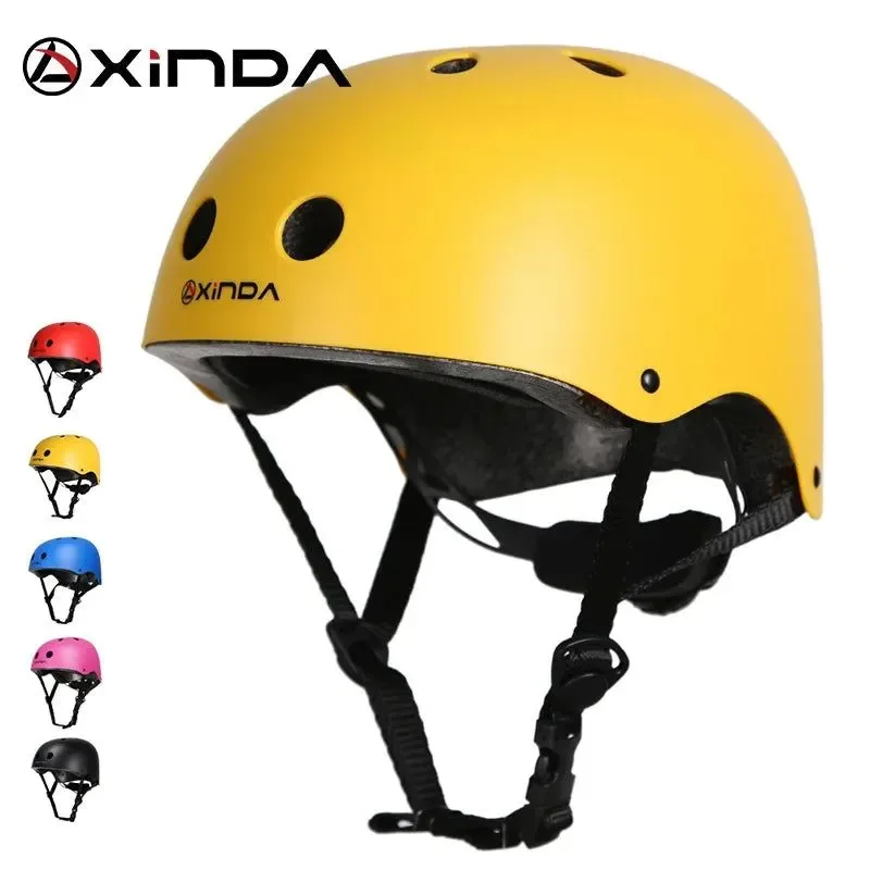 Crafted Universal Outdoor Safety Helmet for Rock Climbing Camping and Riding – Protective Equipment for Children and Adults Easy-to-Use