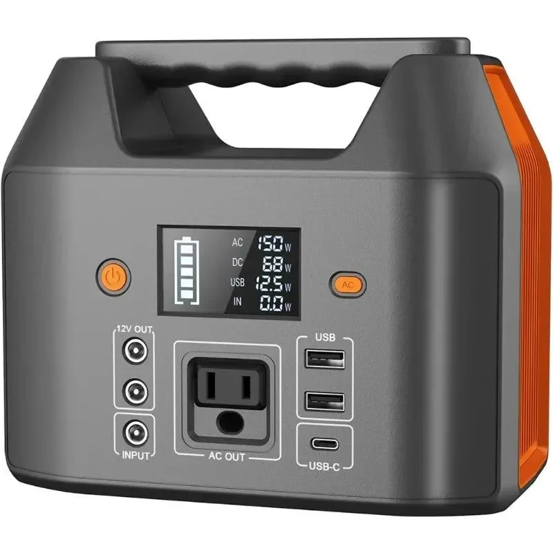 Official Portable Power Station 150W 155Wh – 42000mAh Solar Generator with 6 Ou – Trekker EssentialsPortable Power Station 150W 155Wh – 42000mAh Solar Generator with 6 Outputs AC Outlet Long-Lasting