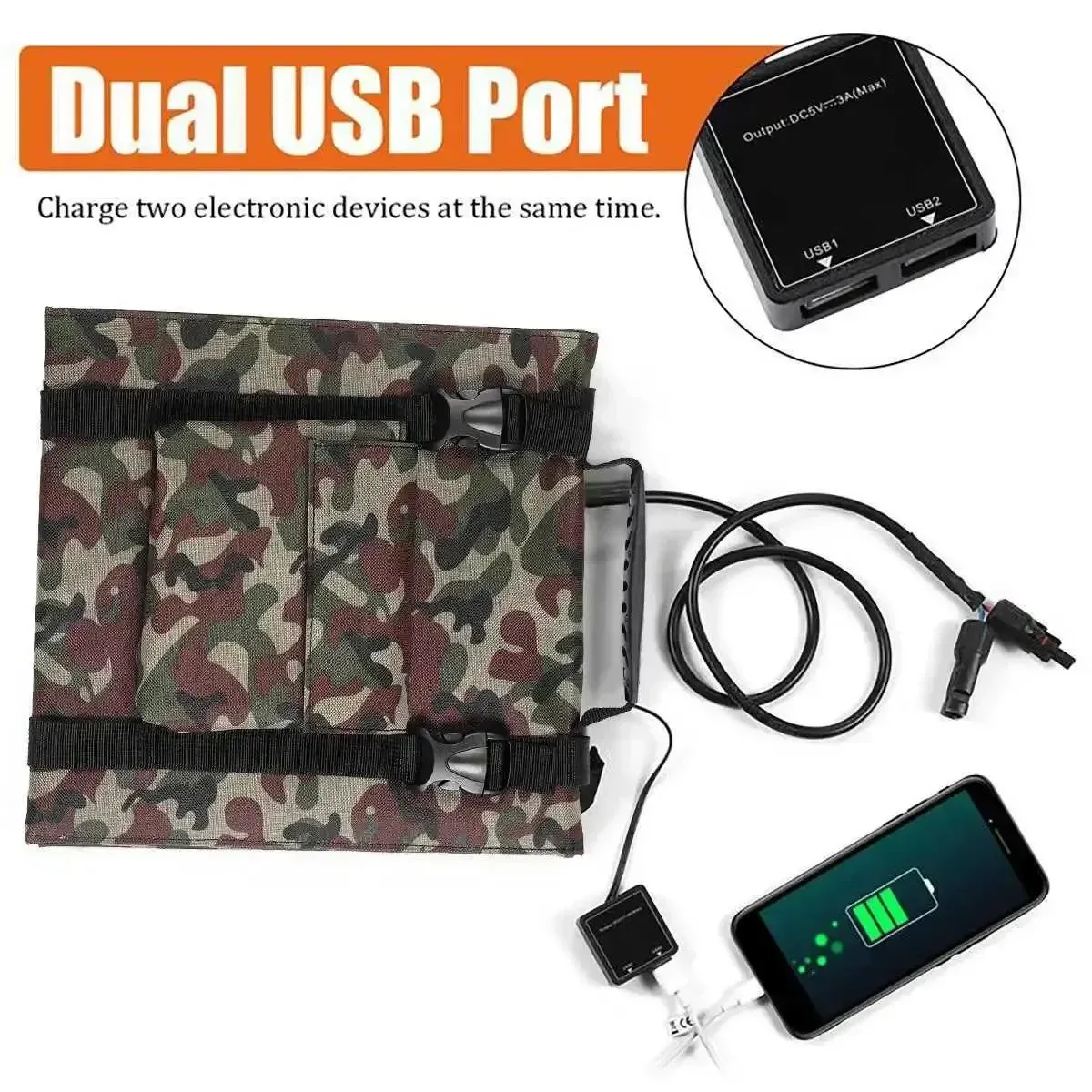 Premium Material 300W Foldable Solar Panel Kit with MPPT Charger for Camping Car Boat and Caravan Power Supply High-Quality