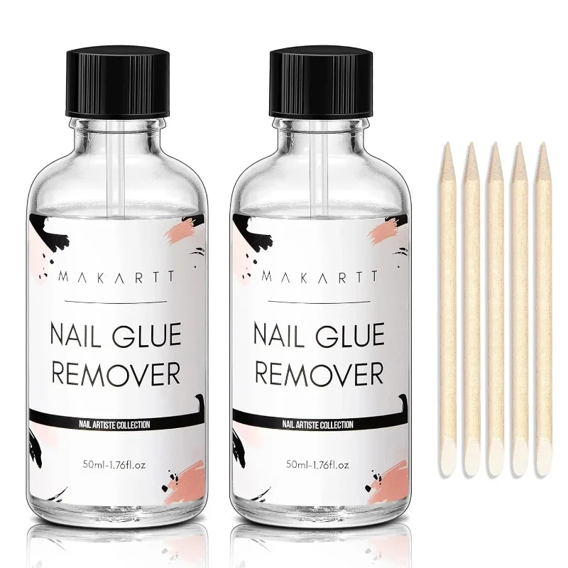 Artisan MAKARTT Nail Glue Remover 50ml – Essential Nail Artiste Collection Set Secure
