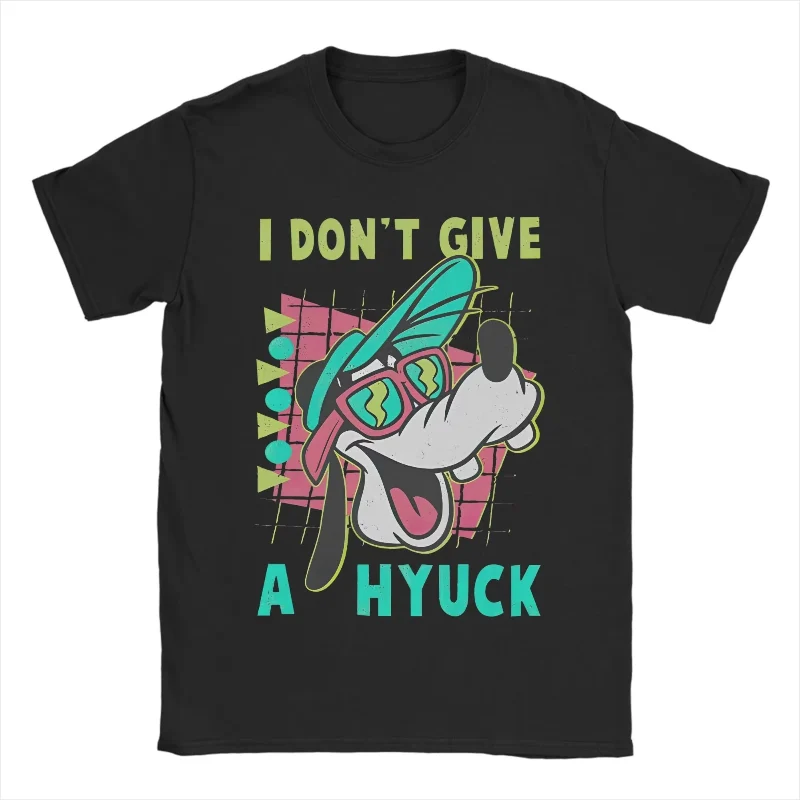 Unique I DON’T GIVE A HYUCK T-Shirt – Cartoon Graphic Crew Neck Short Sleeve Tee for Fun-Loving Fans Enhanced
