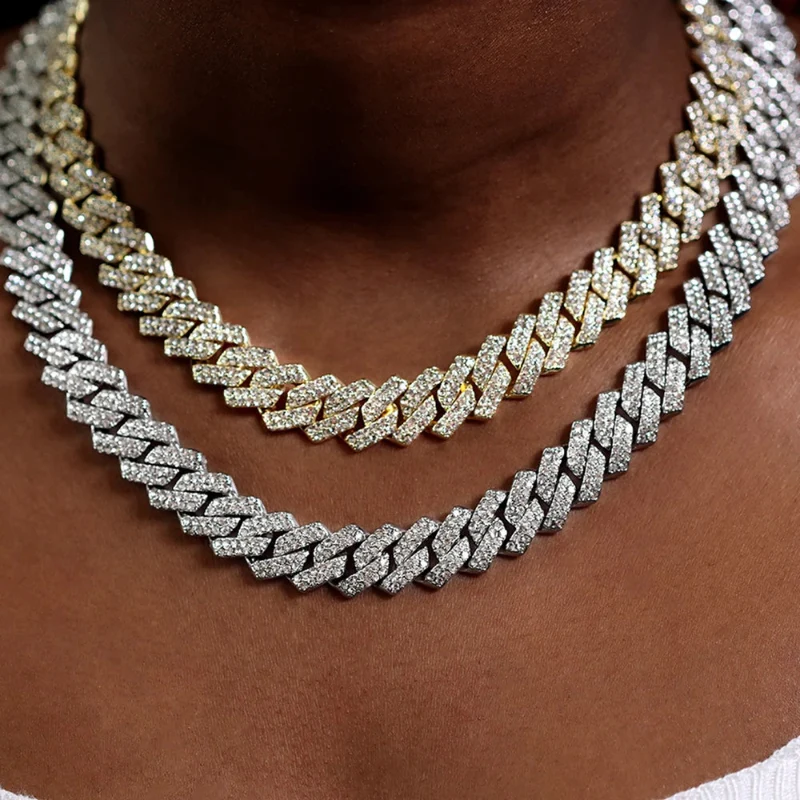 Smooth Luxury Diamond-Cut Curb Chain Necklace Set in Silver and Gold Unique
