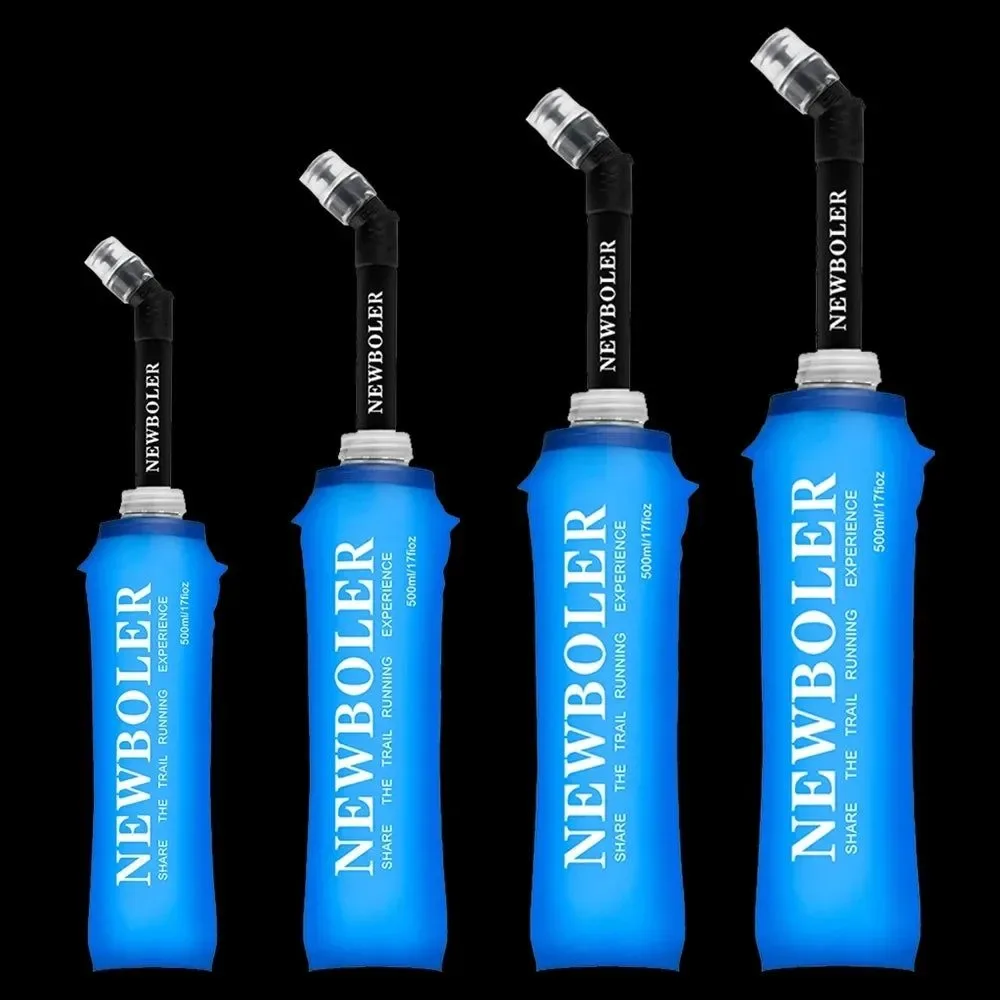 Lightweight TPU Soft Water Bottle – Collapsible Hydration Flask for Running Outdoor Adventures Comfortable