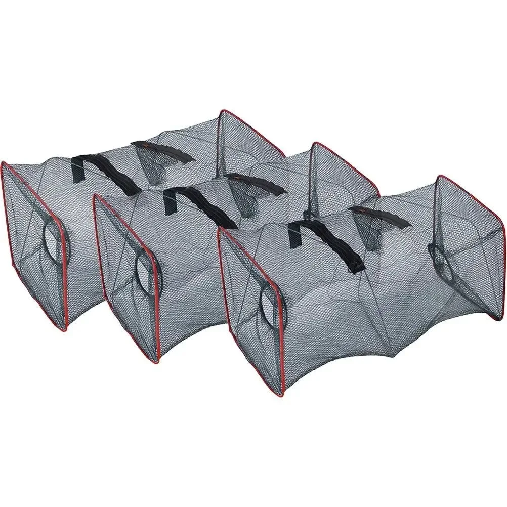 Exclusive 3-Piece Multi-Purpose Fishing Bait Trap Set – Crab Shrimp Crayfish Catcher Verified