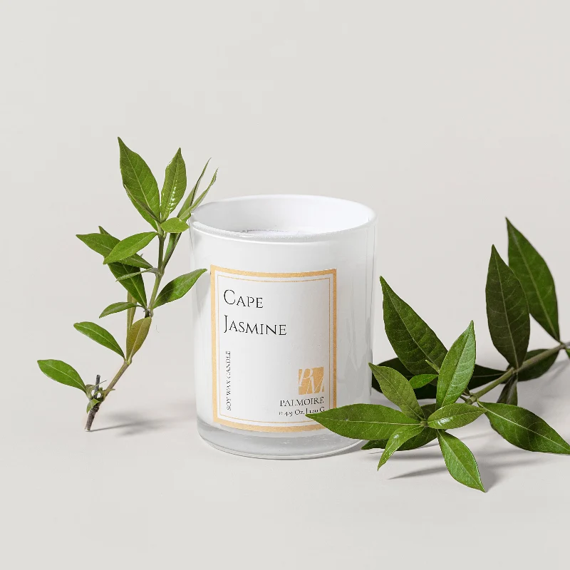 Superior PALMOIRE Cape Jasmine Soy Wax Candle – 4.9 oz 140 g Fast