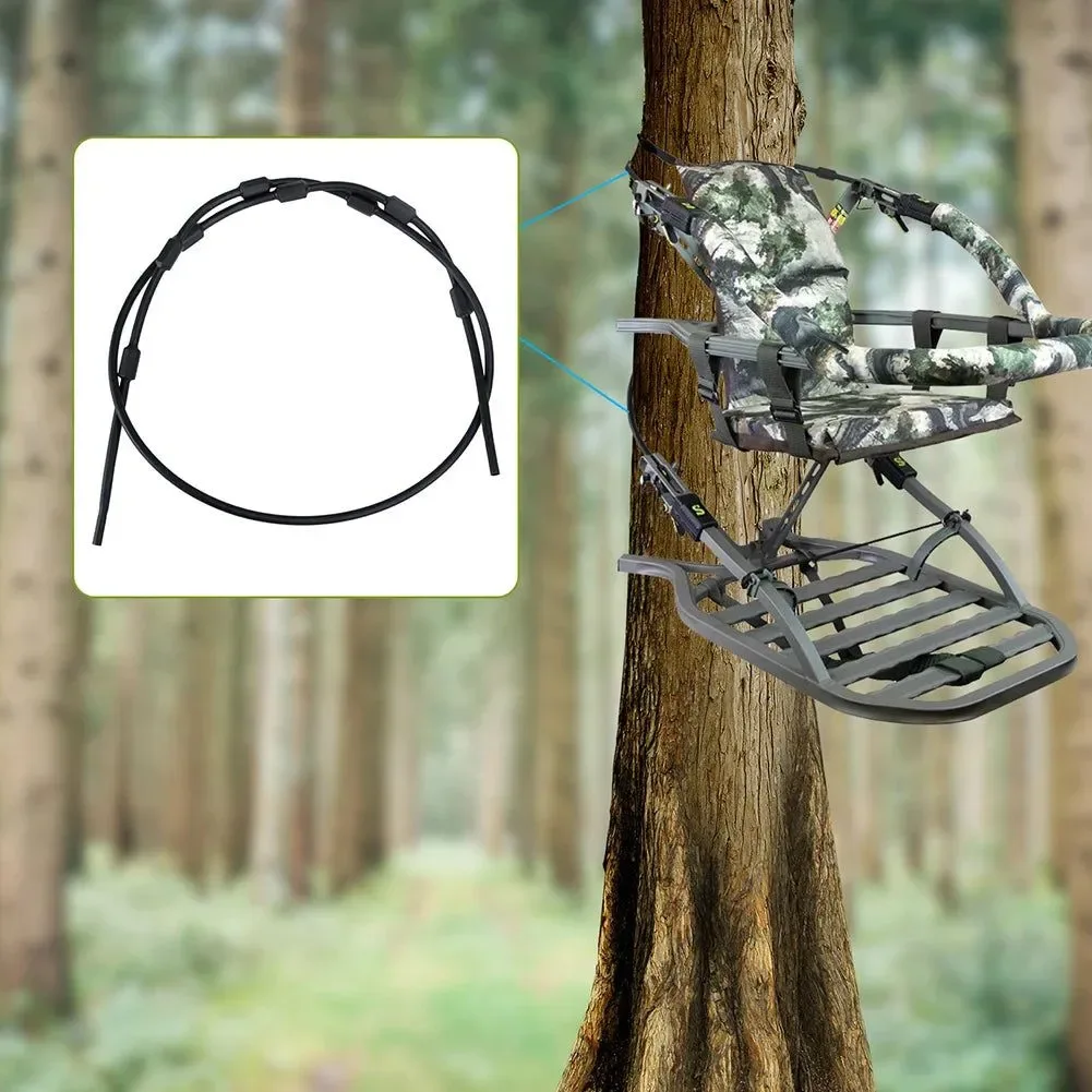 Top-Quality Heavy-Duty Tree Stand Cables – Adjustable Treestand Accessories 1 2-Piece Set Fast