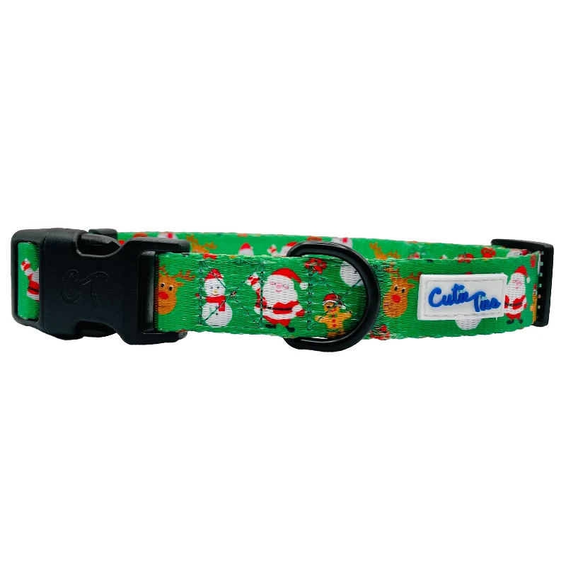 Classic Cute Paws Christmas Dog Collar Bow Set Outstanding