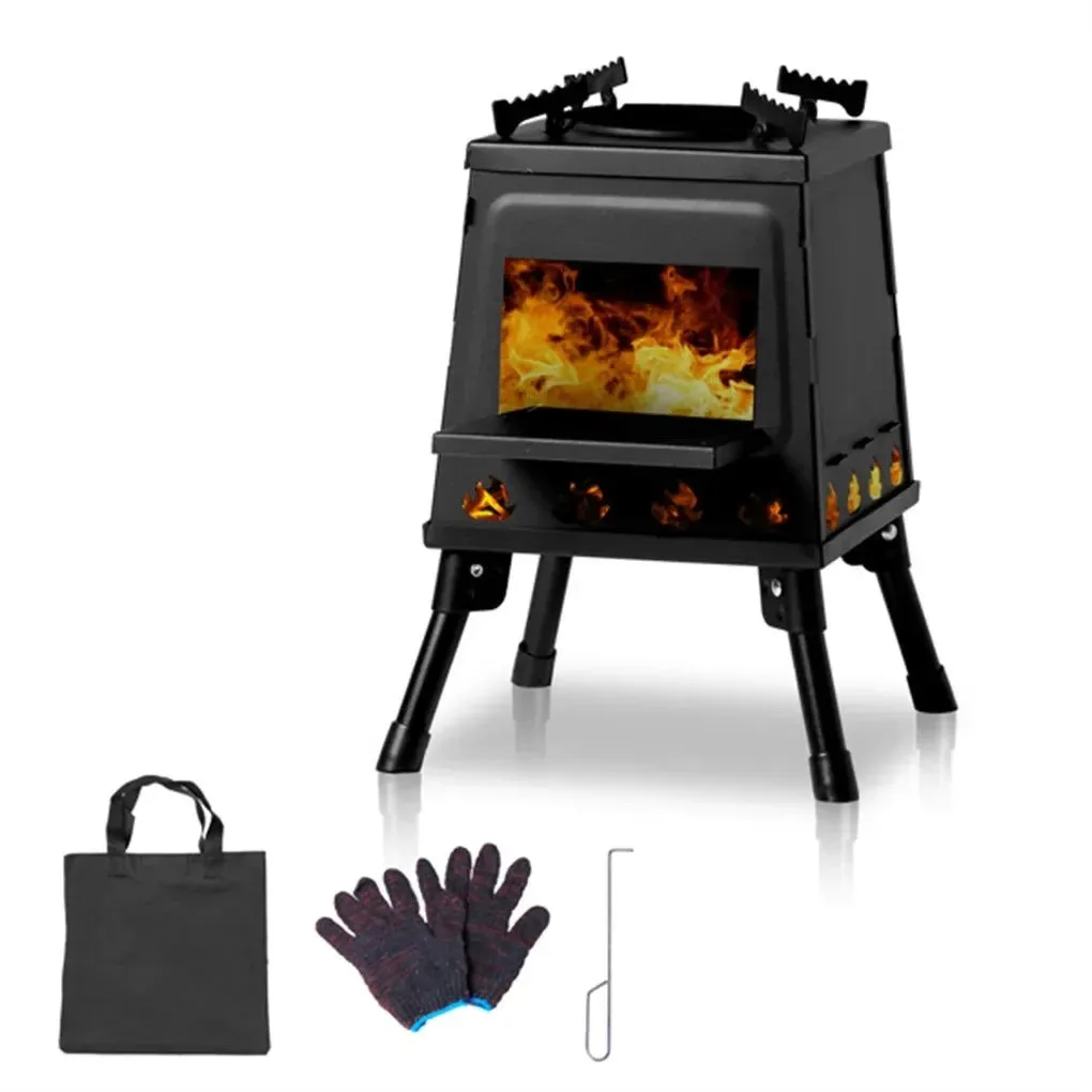 Specialty Portable Wood Burning Camp Stove – Windproof Outdoor Heater Cooker for Camping Modern