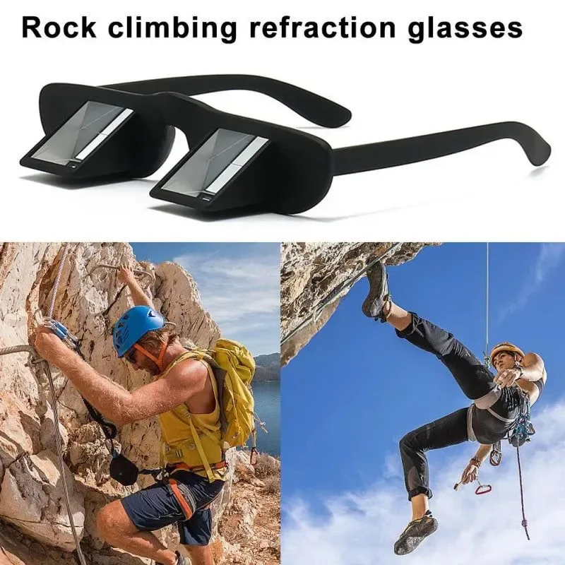 Smooth Lightweight Belay Glasses – High-Clarity Prism Eyewear for Rock Climbing Natural