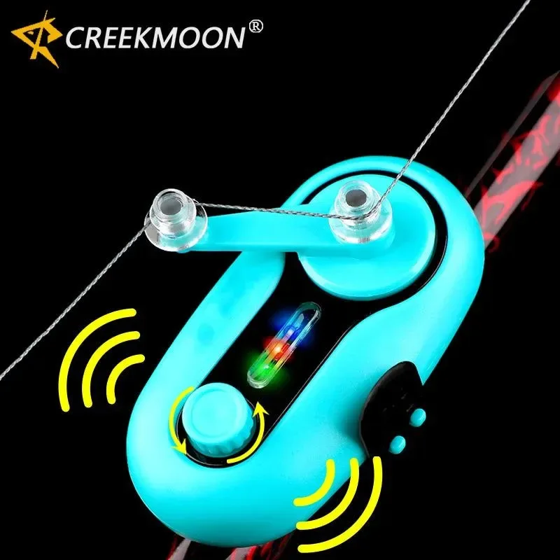 Casual Universal Fishing Bite Alarm with LED Light – Electronic Sound Alert for Sea River Rods Clip-On Design Next-Generation