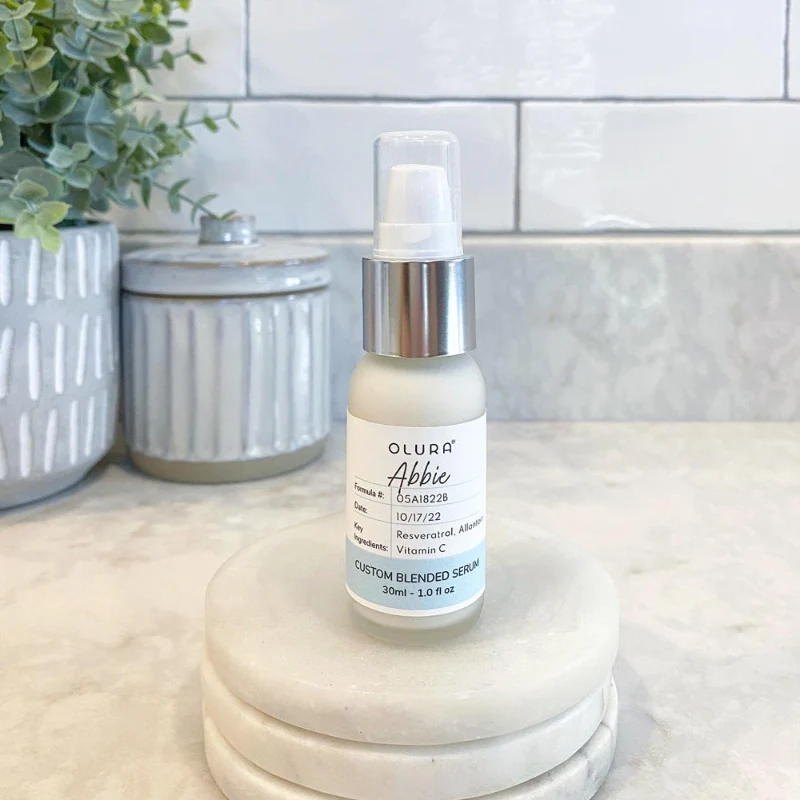 Healthy Olura Sarah Custom Blended Serum – Chamomile Peptides Gly – 30ml Optimized