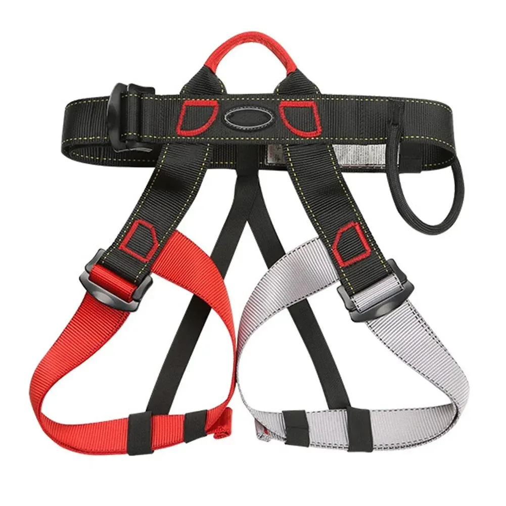 Relaxed Professional Rock Climbing Harness – Adjustable Half Body Safety Belt for Mountaineering Aerial Work High-Performance