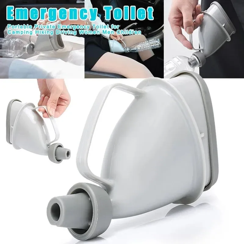 Verified Portable Emergency Toilet – Compact Unisex Travel Urinal for Camping Hiking Driving Outdoor Adventures Prestigious