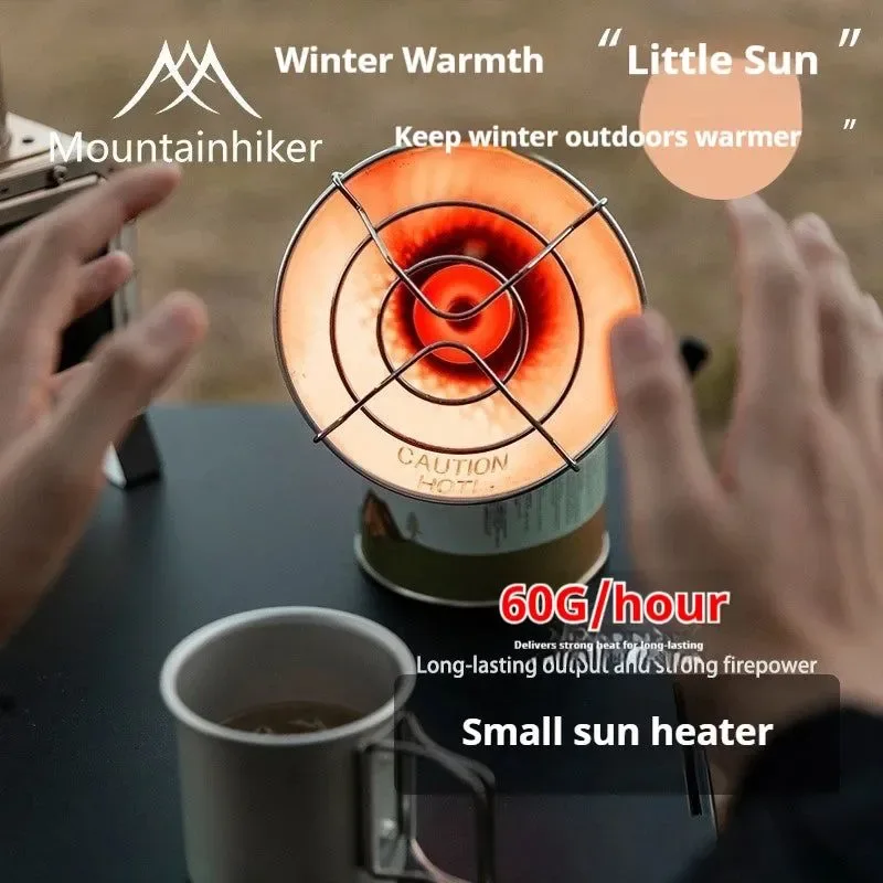 High-Quality Mini Portable Gas Heater Compact Outdoor Warmer for Camping Ice Fishing with Piezo Ignition Contemporary