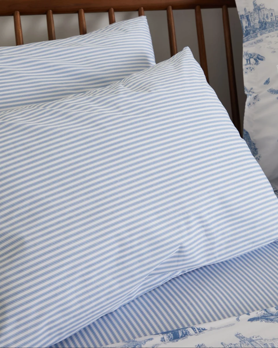 Contemporary Foxford Wild Atlantic Stripe Pillowcase Set Relaxed