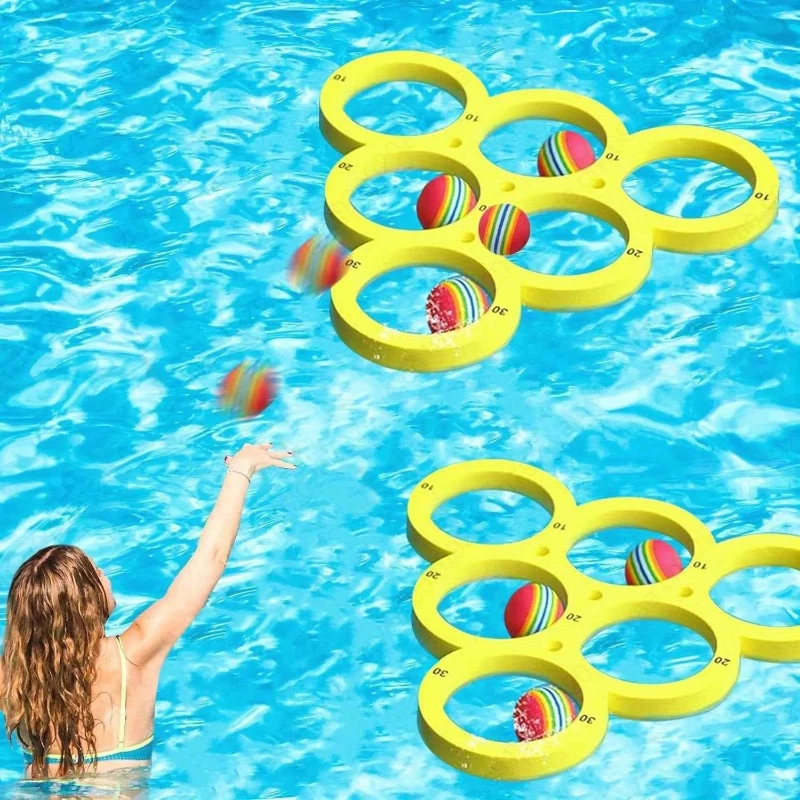 Safe Inflatable Pool Pong Game – Summer Water Fun Dependable