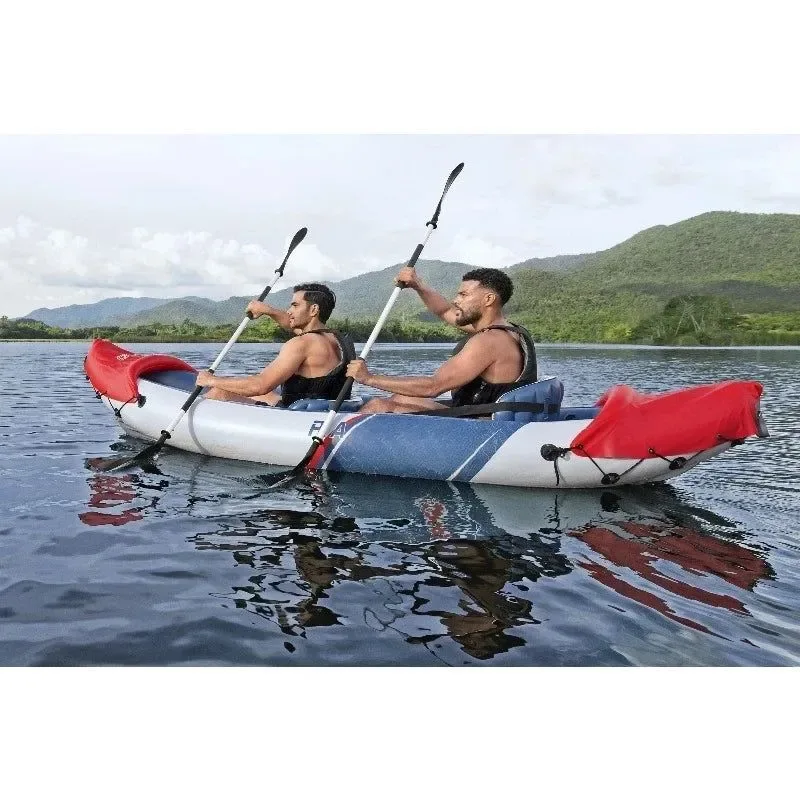 Certified Inflatable 2-Person Fishing Kayak – Lite-Rapid Design for Easy Transport Proven