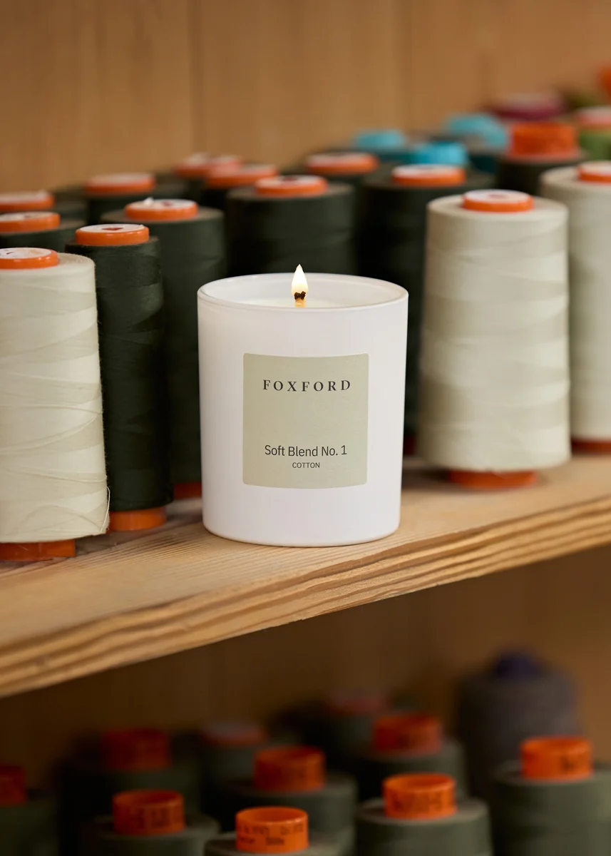 Carefully Designed Foxford Soft Blend No. 1 Cotton Candle Reusable