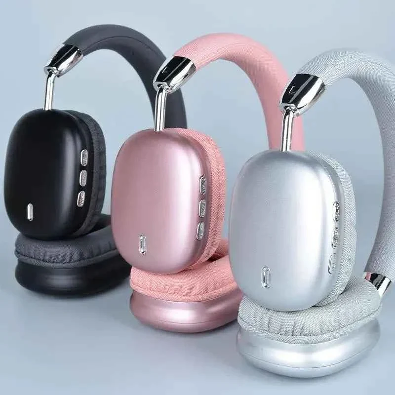 Environmentally Friendly Wireless Bluetooth Over-Ear Headphones with Premium Cushion Design Foldable Comfort Fit Stereo Sound First-Class