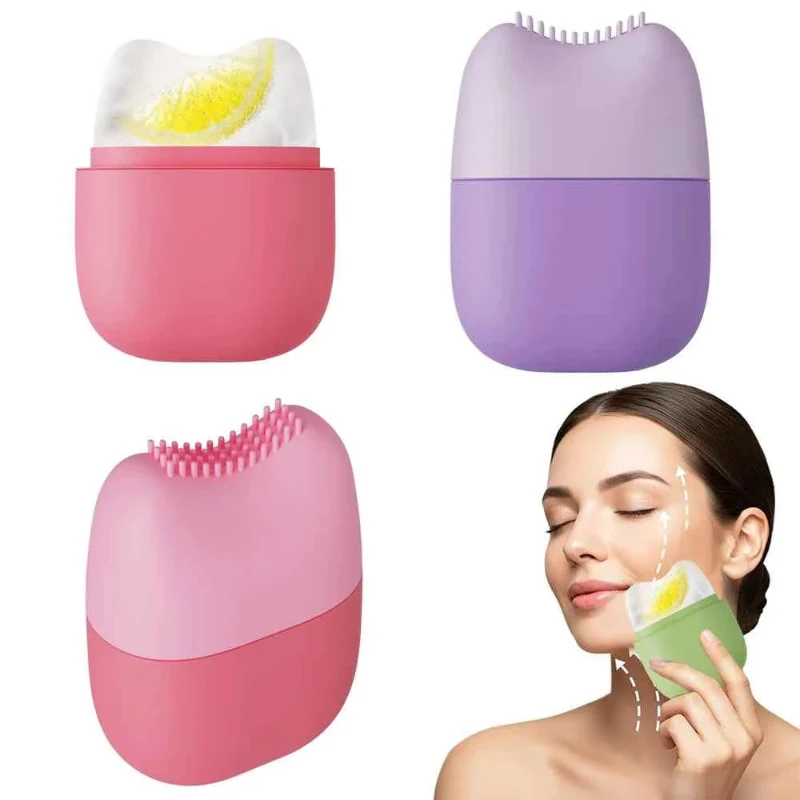 Luxury Ice Roller for Face Eye – Silicone Ice Mold Facial Massage Tool for Cooling Skin Care and Beauty Routine Unique