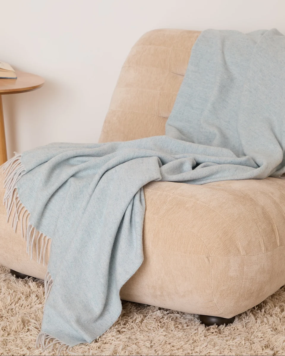 Prestigious Foxford Killybegs Lambswool Throw World-Class
