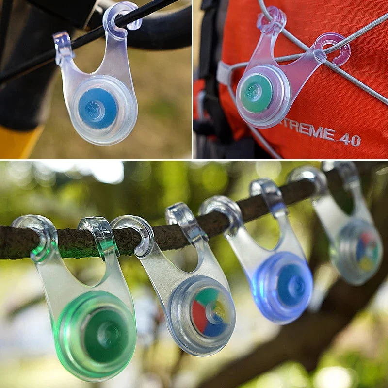 Casual 10PCS Waterproof LED Tent Lights – Mini Hanging Safety Lights for Camping Cycling Outdoor Use Classic