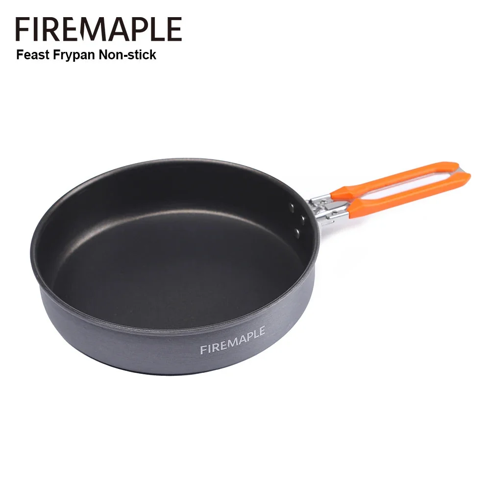 Practical Non-Stick Camping Frying Pan 0.9L – Lightweight Outdoor Skillet for Hiking Backpacking Camping Convenient