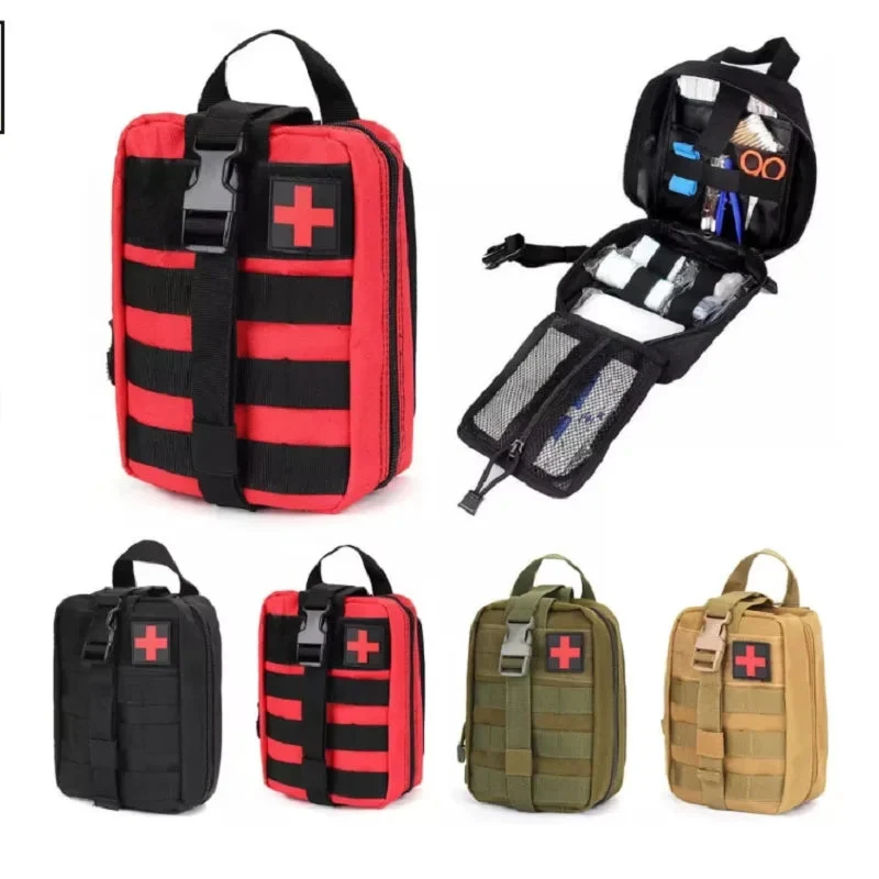 Convenient Tactical Molle First Aid Pouch – EDC Emergency Medical Kit Bag for Camping Hiking Survival Crafted