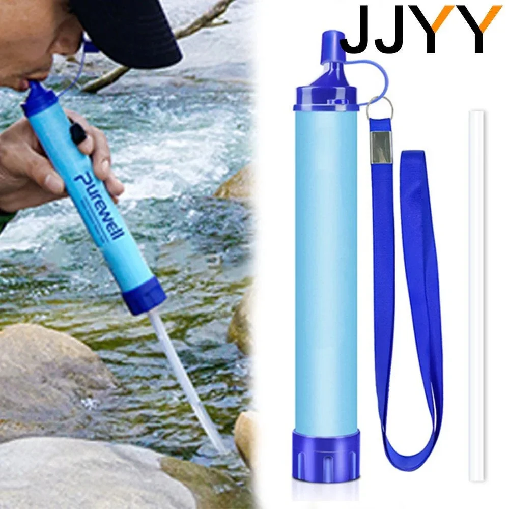 Fashionable Portable Water Filter Straw – Outdoor Water Purifier for Camping Hiking Emergency Survival Easy-to-Use