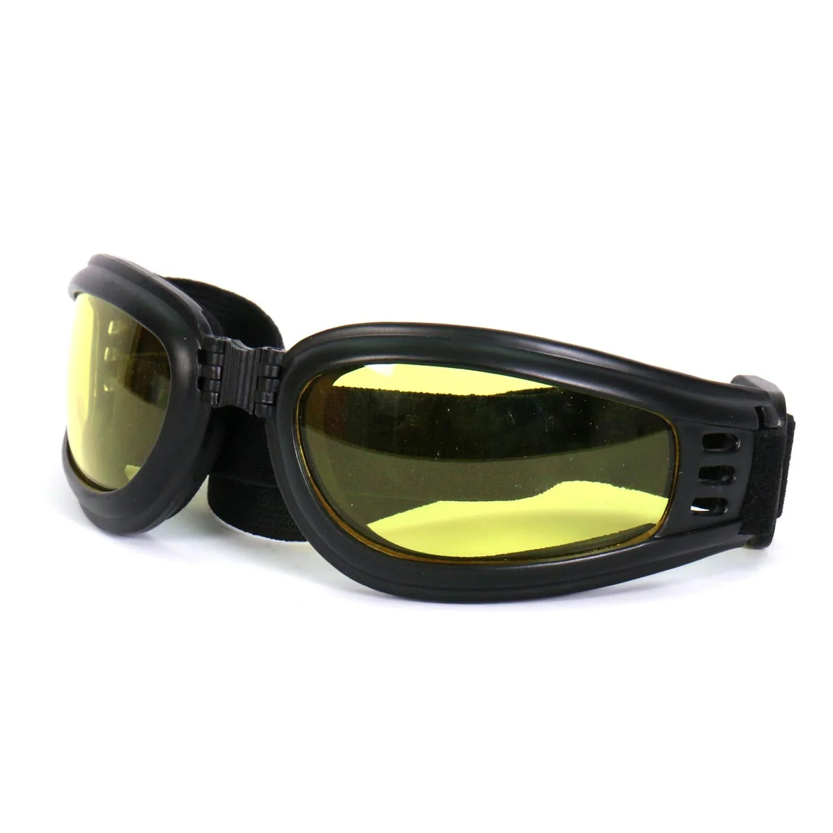 Trendy Hot Leathers SGG1017 Yellow Nomad Sunglasses Goggles Pure
