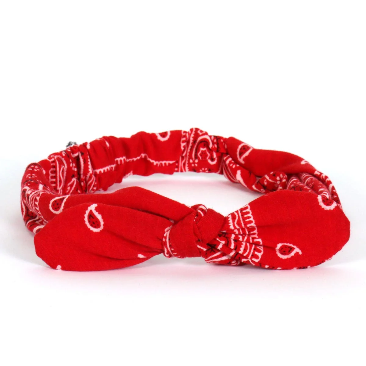 Exclusive Hot Leathers HRJ1001 Paisley Red Headband Clean