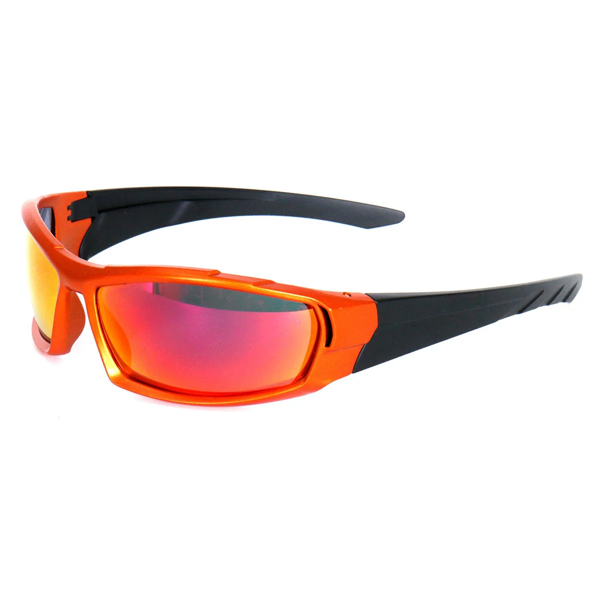 Quality Hot Leathers SGD1075 Igniter Orange Mirror Sunglasses Original Design