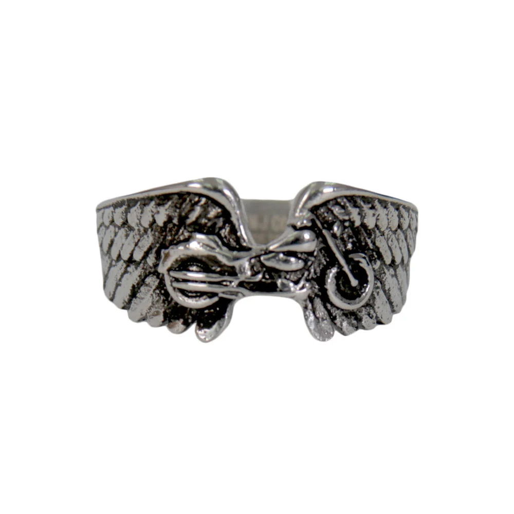 Sophisticated Hot Leathers JWR1128 Women’s Silver ‘Motor Bike’ Stainless Steel Ring Eco-Friendly