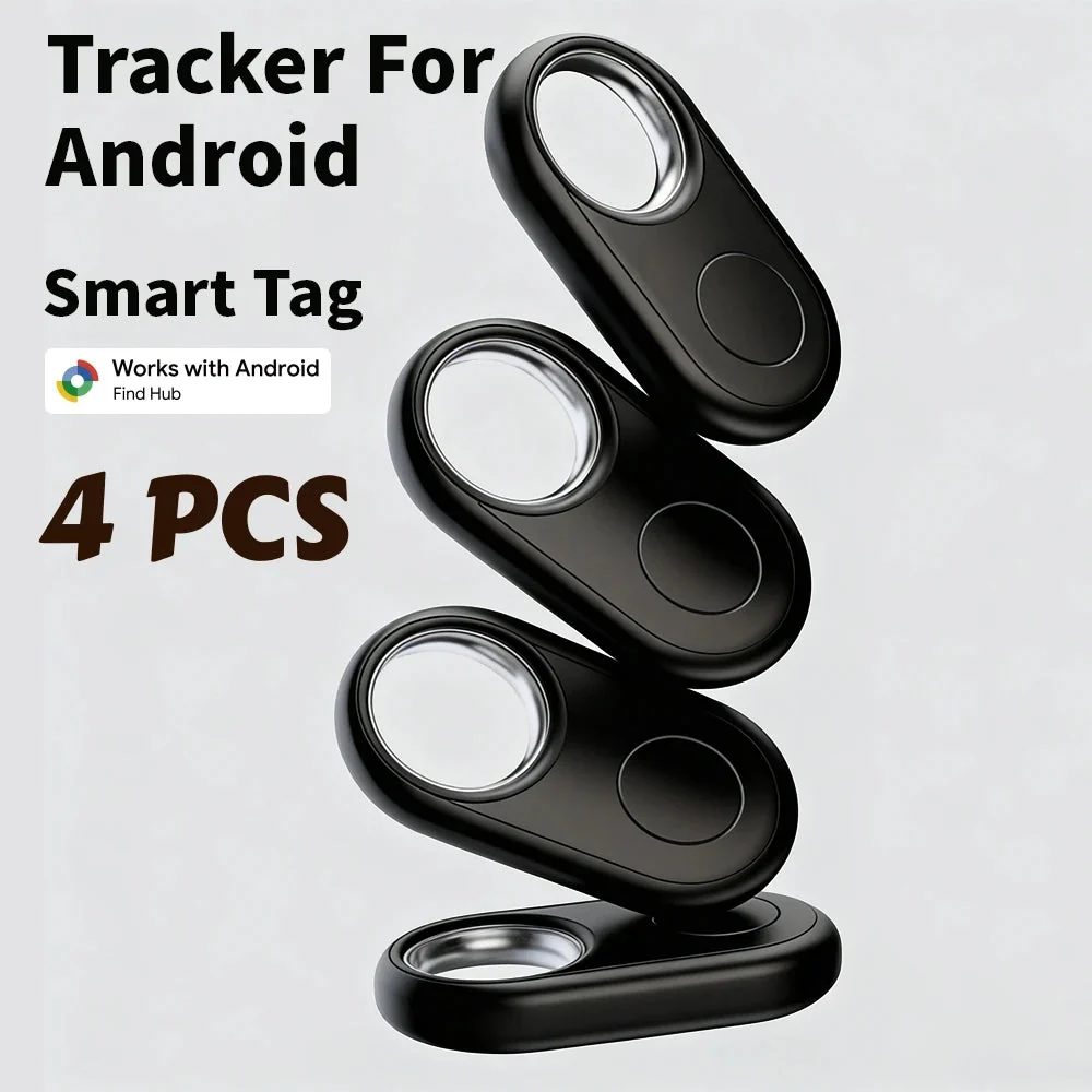Modern 4-Pack Android Bluetooth Tracker Google Find Hub Compatible Exceptional