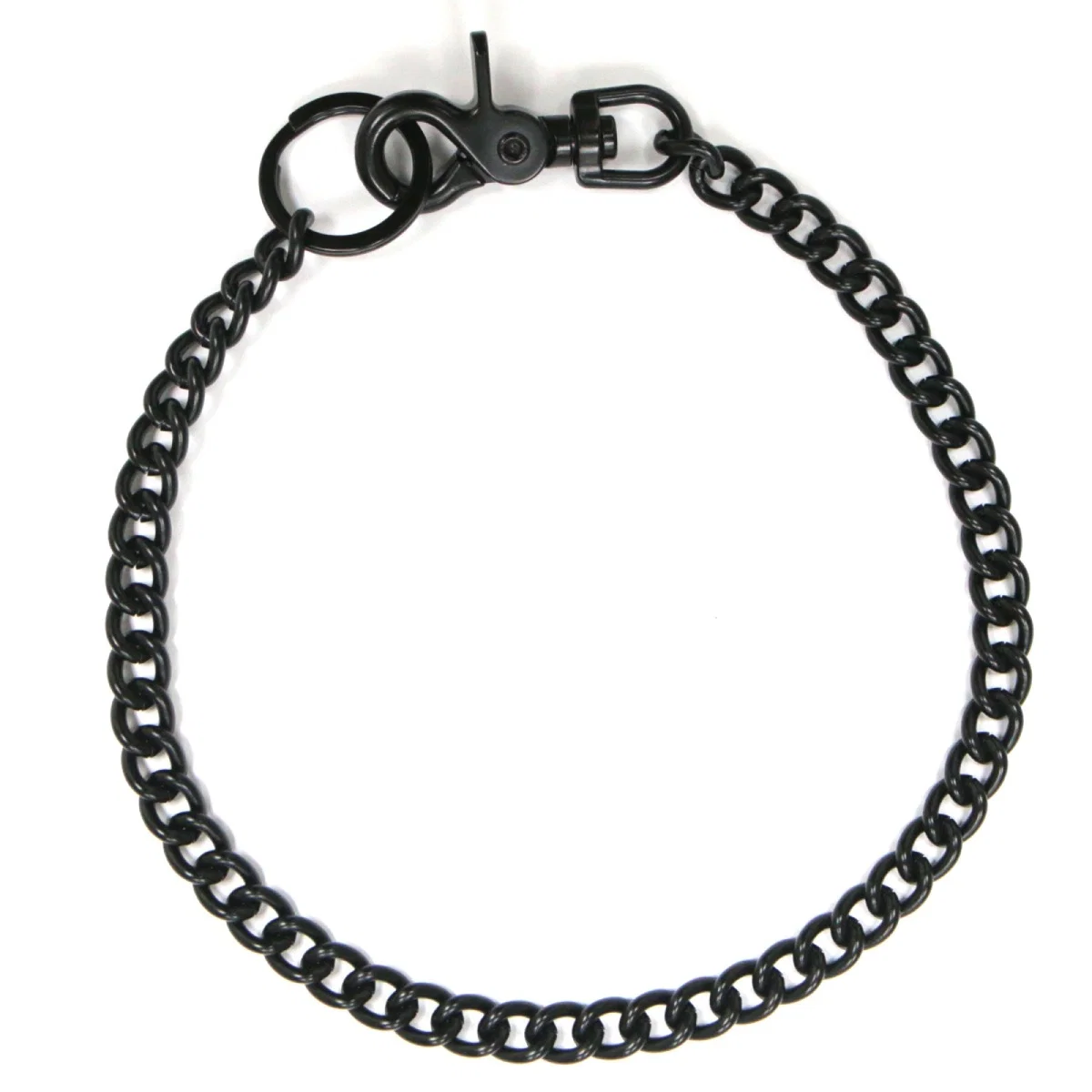 Breathable Hot Leathers CWA1047 18 Black Link Wallet Chain Lightweight