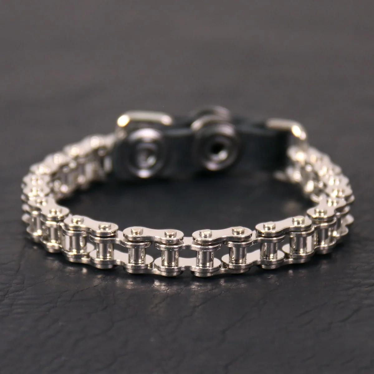 Minimalist Hot Leathers JWB5101 Bike Chain Bracelet Selected