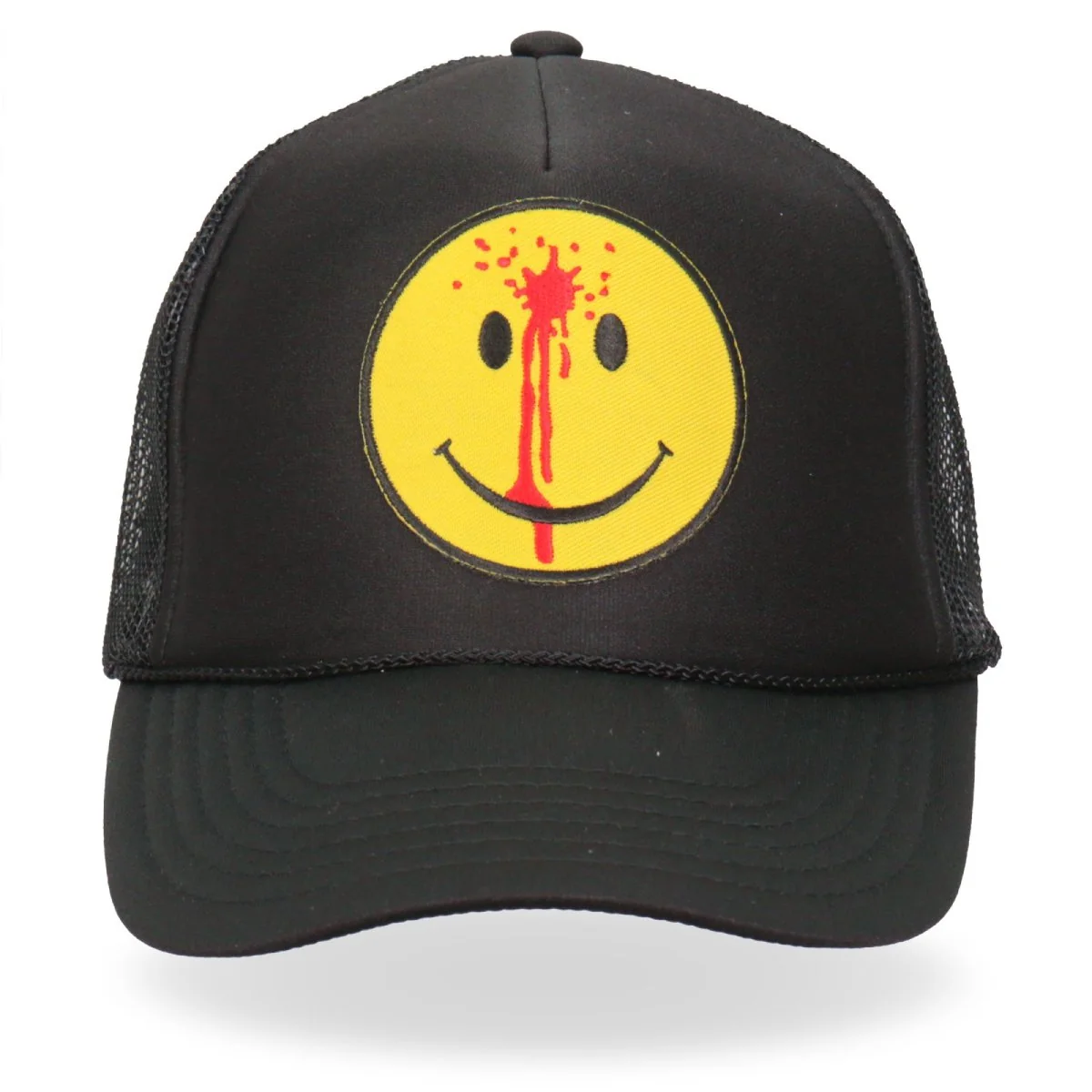 Solid Hot Leathers GSH1028 Smiley Face Bullet Trucker Hat Consistent