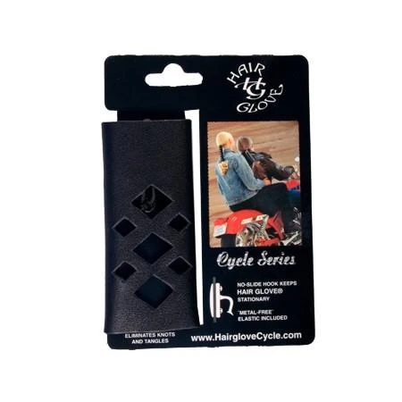 Original Design Hot Leathers HRG2005 Black Die Cut Hair Glove Breathable